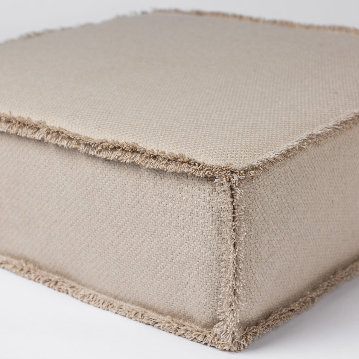 Linen Floor Cushion w/Handle