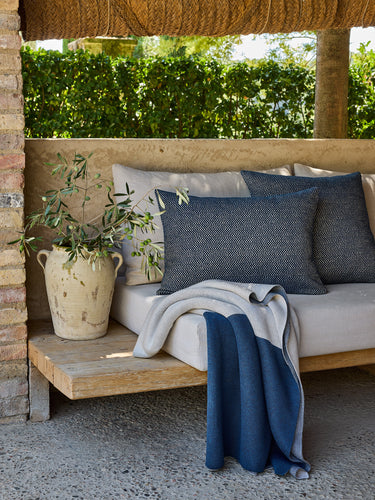 GENEVA Denim Outdoor Throw