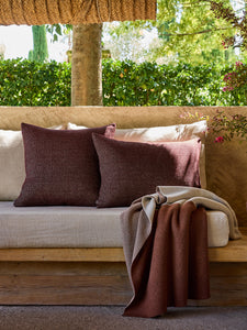 POCU Burgundy Outdoor Pillow